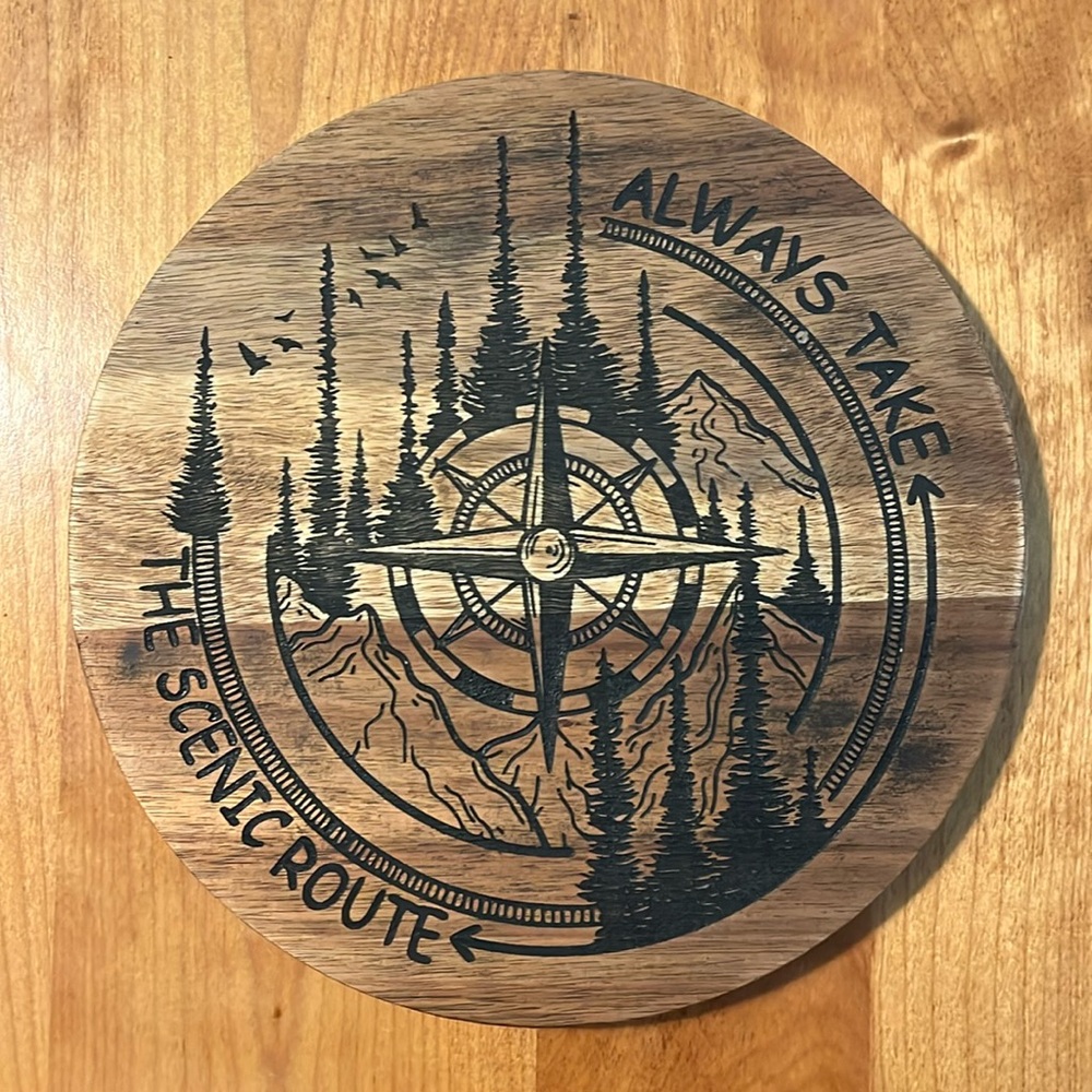 Wooden trivet